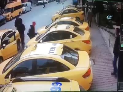 Taxi Driver Attacks Customers Over Grudge