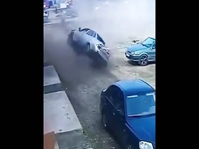 Driver Sent Flying Out Window In Spectacular Crash