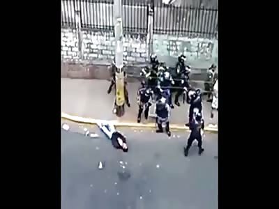 Football Fans Shot And Attacked By Police