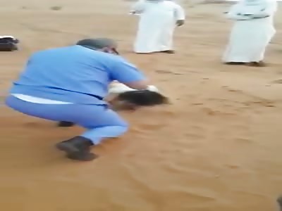 finding a corps of little girl in sahara after sand storm