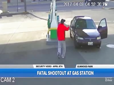 Dramatic Footage Shows Daytime Shootout Which Left One Dead