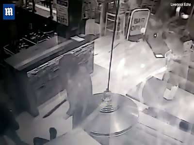 Brave restaurant owner fights off attackers with bar stool