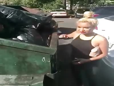 *WTF* Girl Agrees To LICK A DUMPSTER For Just $300!!