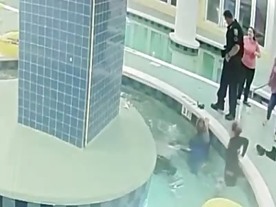 Hotel guests save boy trapped underwater for 9 minutes 