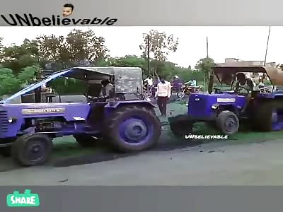 Tractor fails.