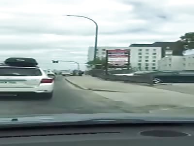 crazy naked man being chased by police