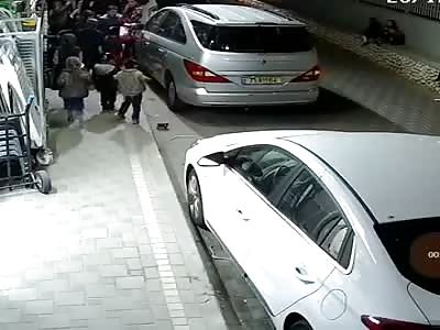 One Lucky Kid Nearly Run Over by a Car
