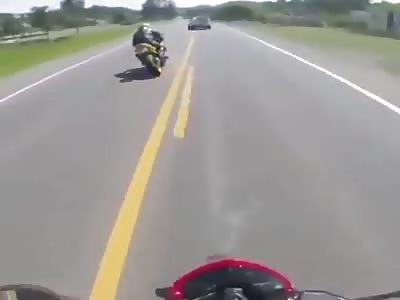 Motorcyclist Rear Ends Car At Deadly High Speed [USA]