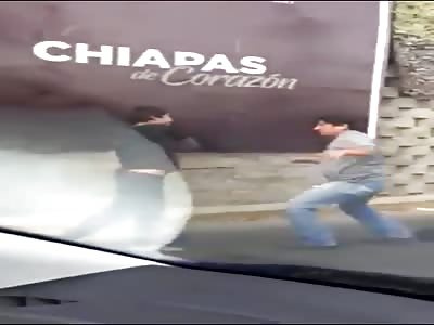 Mexican street fight