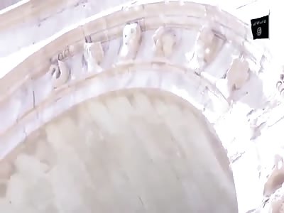 new video of isis destroying historical effect