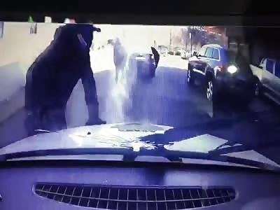 Caught on camera: S. African robbers shoot armored van packed with cash 