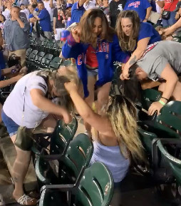 RAW VIDEO: Wild Brawl Breaks Out Between Cubs & White Sox Fans