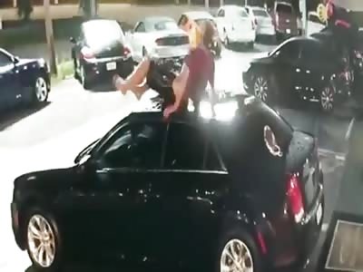 Florida Man Falls Off Roof Onto Car... Walks Away Like a Beast
