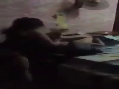 two khaliji drunk prostitute fight over client