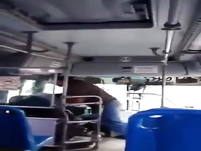 bus driver punished hard by passenger