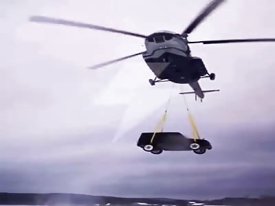Meanwhile In Russia: Unhappy AMG G63 Owner Drops It From Helicopter