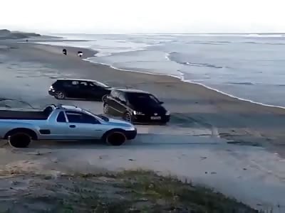 Bet I can drive faster on the beach