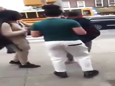 GUY GETTING BULLIED IS SAVED BY SOME BROOKLYN CRIPS