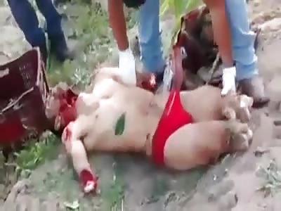 Cartel mutilated victim 