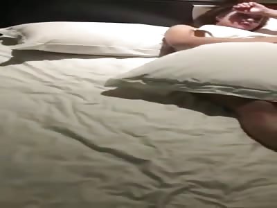 Mistress caught naked in bed 