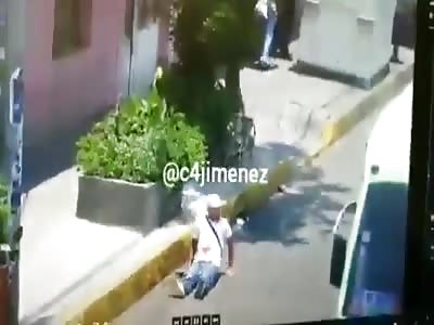 Squirming Bus Thief Shot and Beating To Death 