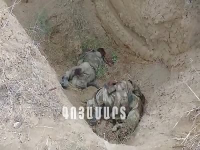 Footage shows the amount of losses inthe ranks of the Azerbaijani army Pt3