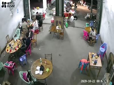 Gang attack on Chinese restaurant 