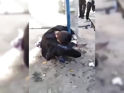 Iranian police torture protester in street until death 