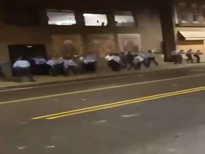 Cops run from rioters in Philadelphia as ATMs are smashed 
