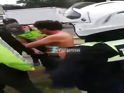 Thief saved by police from street justice 