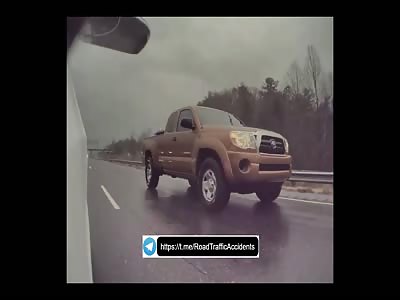 Shocking accident in highway