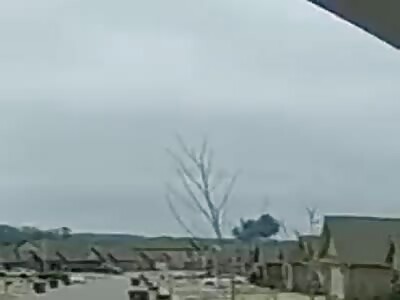 Security footage shows US military helicopter falling out of the sky 