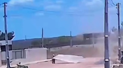 MOTORCYCLE RIDER DIES AFTER BEING STRIKED BY A METAL PLATE