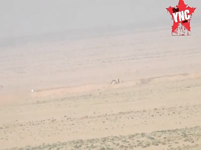 Assad force southwest of Tabqa being hit by ISIS SVBIED