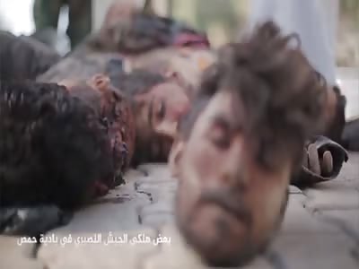 Impressive video shows decapitated bodies
