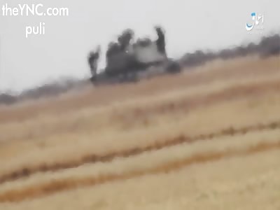 Video Destroy a tank Abrams from the crowd militia in the village of Mihrab east of Tal Afar
