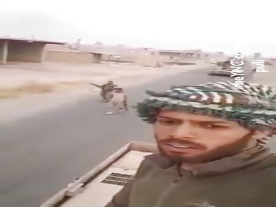Moment ISIS SVBIED exploded on their positions nearby alHowija