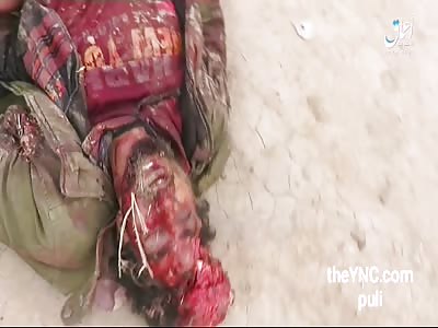 The video shows the dead PKK after the ambush near the field of the Tank in the field of Deir al-Z