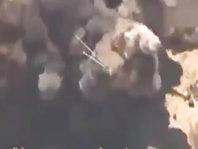 Video shows Saudi airstrikes blowing up Houthis in Yemen
