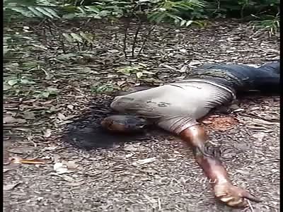 BODY FOUND IN A STATE OF PUTREFACTION