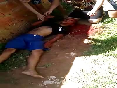 Last Agonizing Moments of Young Man Shot by Drug Dealers in Brazil 