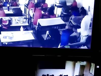School teacher .. Gives brutal punishment to his student