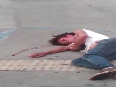 Painful Head-Slam on Concrete and Gets Knocked Out