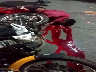 Motorcycle accident with fatal victim