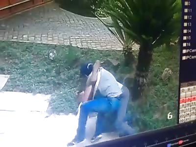 CCTV. 60 year old man receives shot