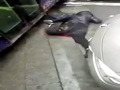 Man in agony after accident