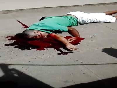 Murdered man with head shot