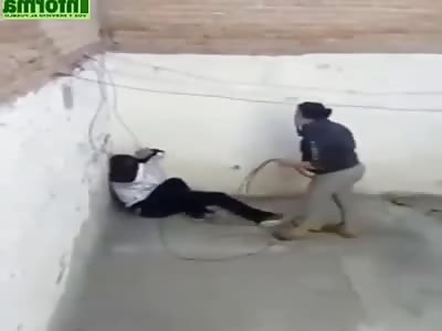 Mother Beats  and Whips 17-year-old Son with a Cable