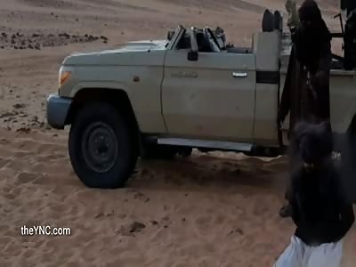 The capture and murder of the apostate called (Masud) loyal to the tyrant Haftar in Fezzan