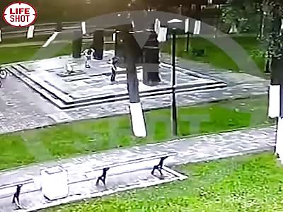 Kid is Crushed By Falling Marble 